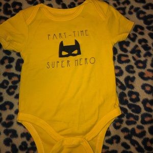 Part time super hero onesie!!